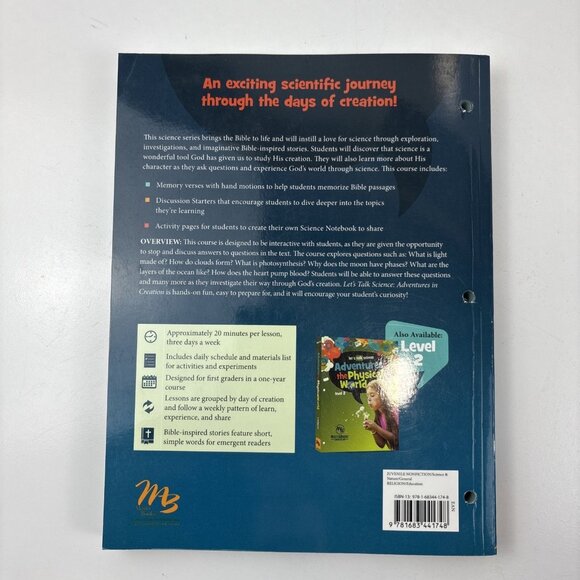 Adventures in Creation: Level 1 (Lets Talk Science) - Paperback -Unused - Picture 2 of 5